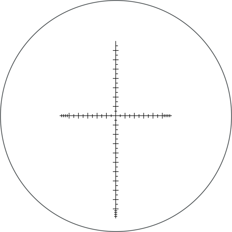 Monocular with reticle top